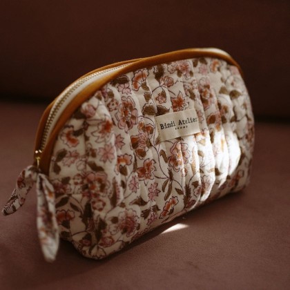 Trousse de toilette  Edel ambre - Bindi Atelier I Élégante et pratique