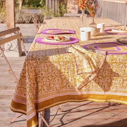 Nappe Iris olive - Bonheur du jour