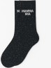 Chaussettes à Paillettes Noires - Mamma Mia