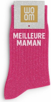 Chaussettes à Paillettes - Meilleure maman