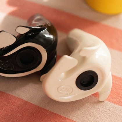 Duo salière et poivrière en céramique émaillée