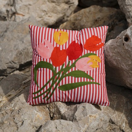 Coussin Tulipes - Make my lemonade