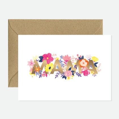 Carte Mama flowers - All the ways to say