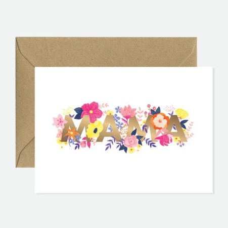 Carte Mama flowers - All the ways to say