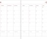 Agenda 18 mois - Soleil rose