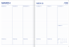 Agenda soleil Coquille lavande - A-Journal Stationery