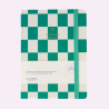 Mon journal 18 mois 2026-2027- carreaux vert émeraude