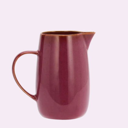 Pichet en céramique - Rose - Madam Stoltz