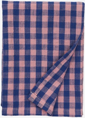 Torchon - Vichy bleu et rose - Madam Stoltz - Nantes