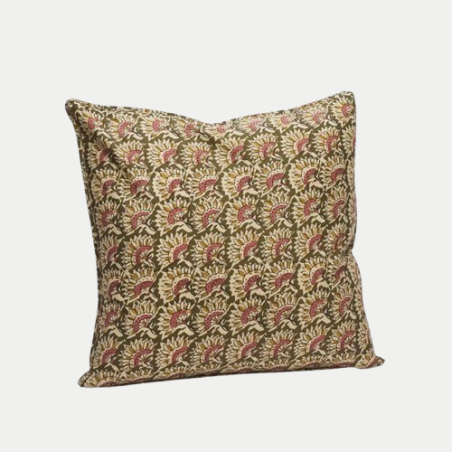 Housse de coussin - Motif kaki