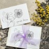 Mini carte - Pensées douces - Papillonnage