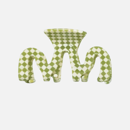 Barrette Grande vague - Basilic - Sasstie
