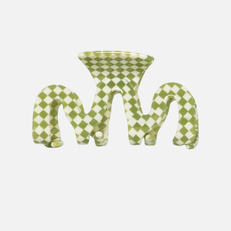 Barrette Grande vague - Basilic - Sasstie
