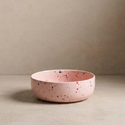 Bol 19 cm - Rose moucheté