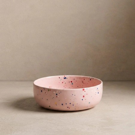 Bol 19 cm - Rose moucheté