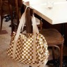 Sac week-end Raphael - Damier caramel
