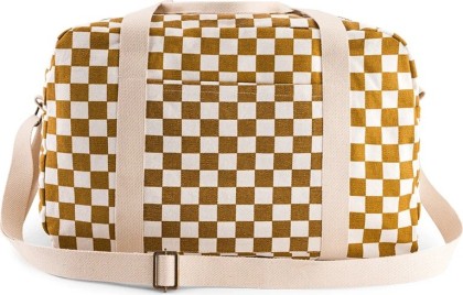 Sac week-end Raphael - Damier caramel
