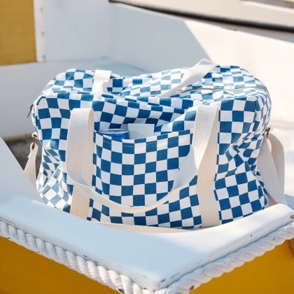 Sac week-end Raphael - Damier navy
