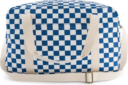 Sac week-end Raphael Rose in April - Imprimé damier navy