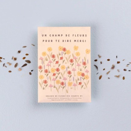 Sachet de graines - Un champs de fleurs