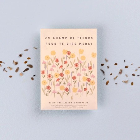 Sachet de graines - Un champs de fleurs