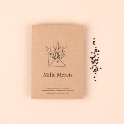 Sachet de grain de graines - Mille mercis - La fabrique à sachets