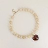Collier en perles de résine - Léopard
