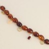 Bracelet en perles de résine - Léopard