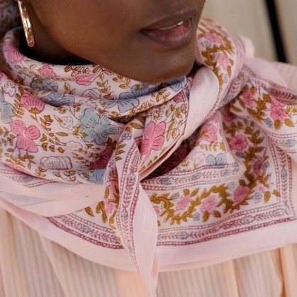 Foulard Ellis Blush - Bellemme