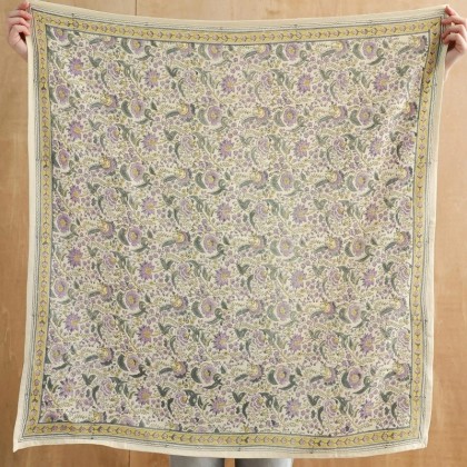 Foulard Haydee Citron vert Violette - Bellemme