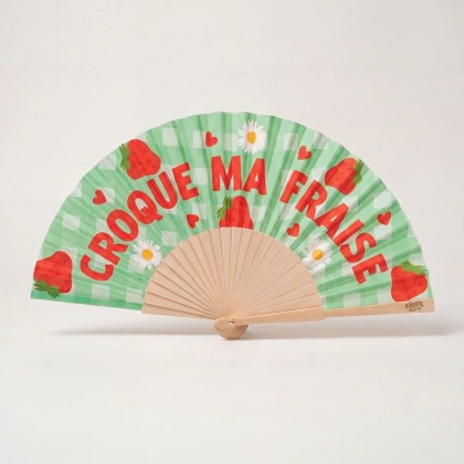 Eventail - Croque ma fraise - Soleil mojito
