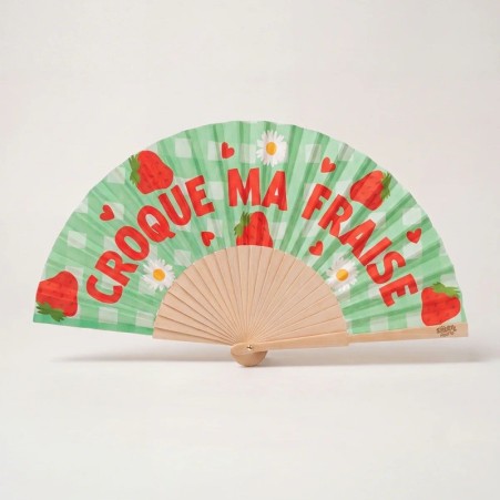 Eventail - Croque ma fraise - Soleil mojito