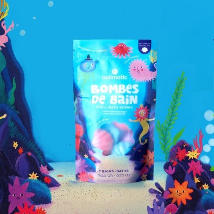 Bombes de bain - Coquillages - Nailmatic