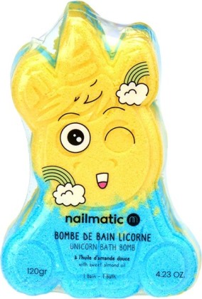Bombe de bain licorne pour enfant - Nailmatic