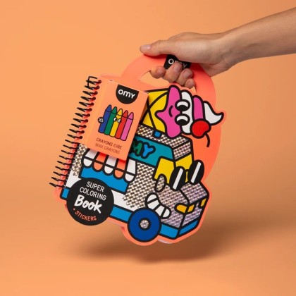 Livre de coloriage et stickers - Yummy