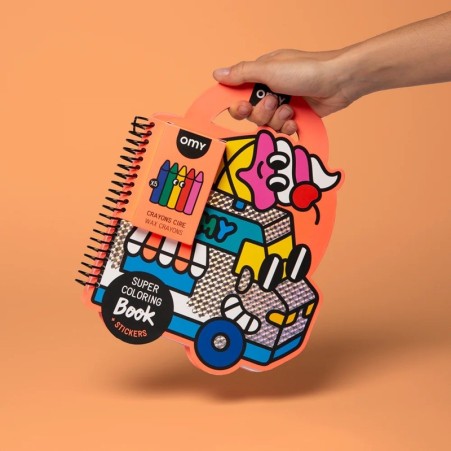 Livre de coloriage et stickers - Yummy
