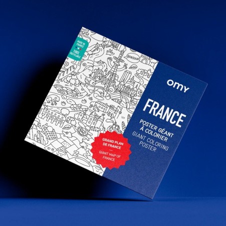 Poster à colorier - France - Omy