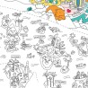 Poster à colorier France - Omy - Sous les étoiles exactement