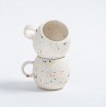 Tasse 90ml - Blanc moucheté