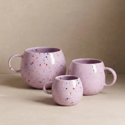 Tasse 90ml - Lilas moucheté