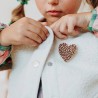 Broche Cœur Léo – Luciole et Petit Pois