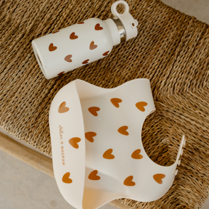 Gourde isotherme enfant inox 350 ml crème - Atelier Wagram