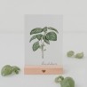 Porte-cartes en bois 10.5cm - Coeur
