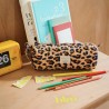 Trousse à crayons - Modèle Leopard camel - Bellemme - Maison saudade - Nantes