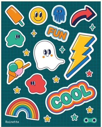 Stickers réfléchissant Peps -Rainette