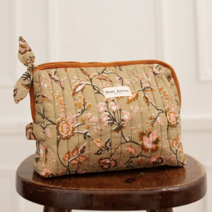 Trousse de toilette - Nesta Thé - Bindi Atelier