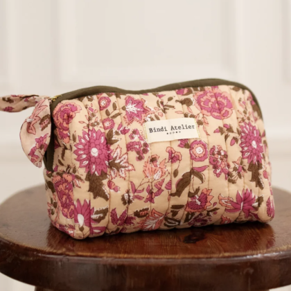 Trousse à maquillage - Goa Pink - Bindi Atelier