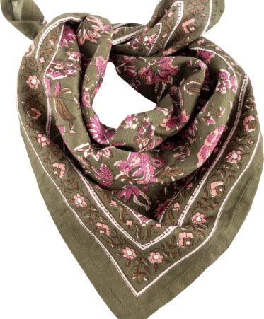 Petit foulard - Goa Khaki - Bindi Atelier