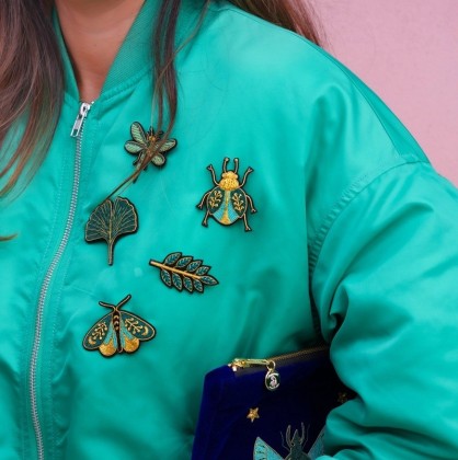 Broche - Cétoine- Malicieuse