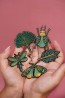 Broche - libellule - Malicieuse
